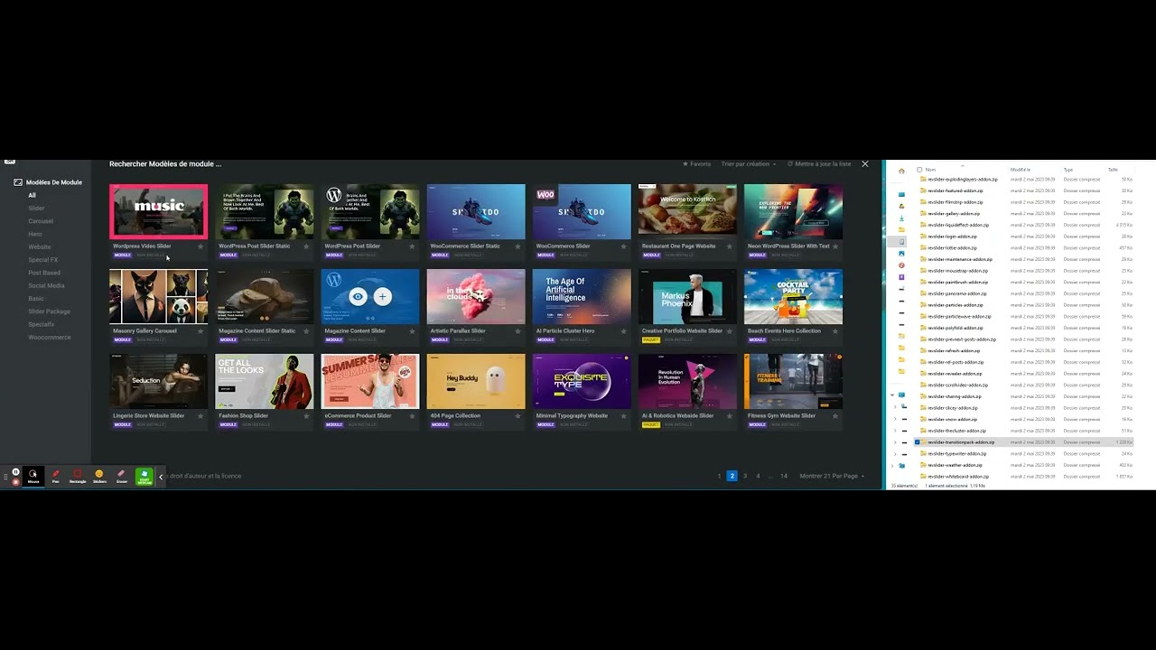 Tutoriel installation Slider Revolution