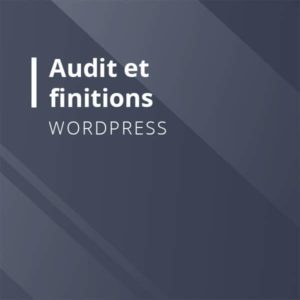 Audit et Finitions Wordpress avec WP Zen