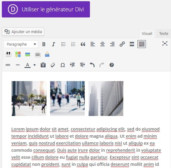 Utiliser le format de publication Galerie dans WordPress