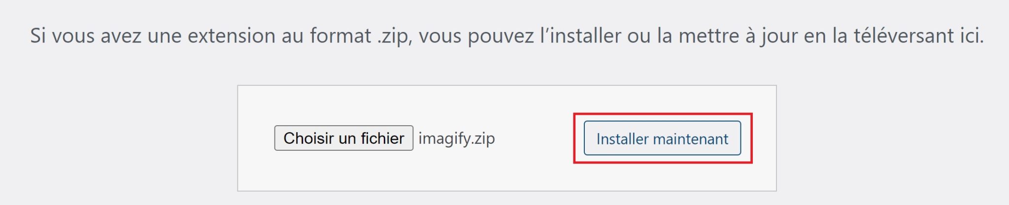 Installer le plugin Imagify pour WordPress